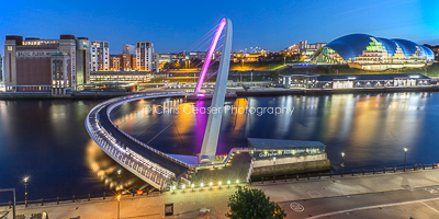 Blue Hour On The Quayside, Newcastle