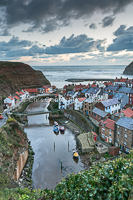 Winter Light Over Staithes