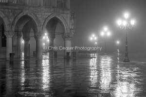 Piazzetta In Fog, Venice