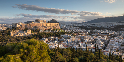 First Light Over The Acropoils, Athens