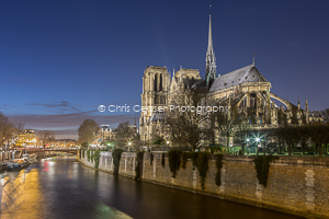 Spring twilight, Notre Dame
