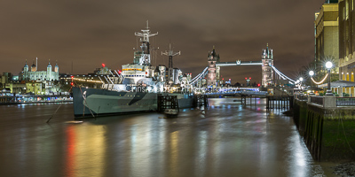 The Thames At Night, London