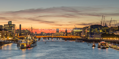 Sunset Over London Bridge