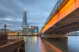 Twilight colours, River Thames