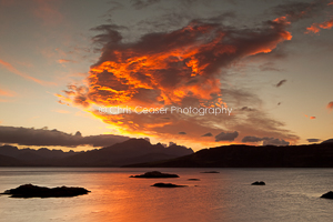 Fireclouds over the Cuillin