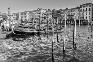 Gondolas At San Silvestro, Venice