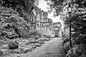 Pathway To The Abbey, York