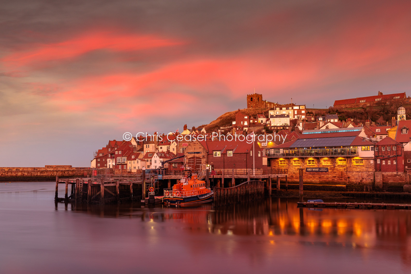 Fire In The Sky, Whitby Old Town