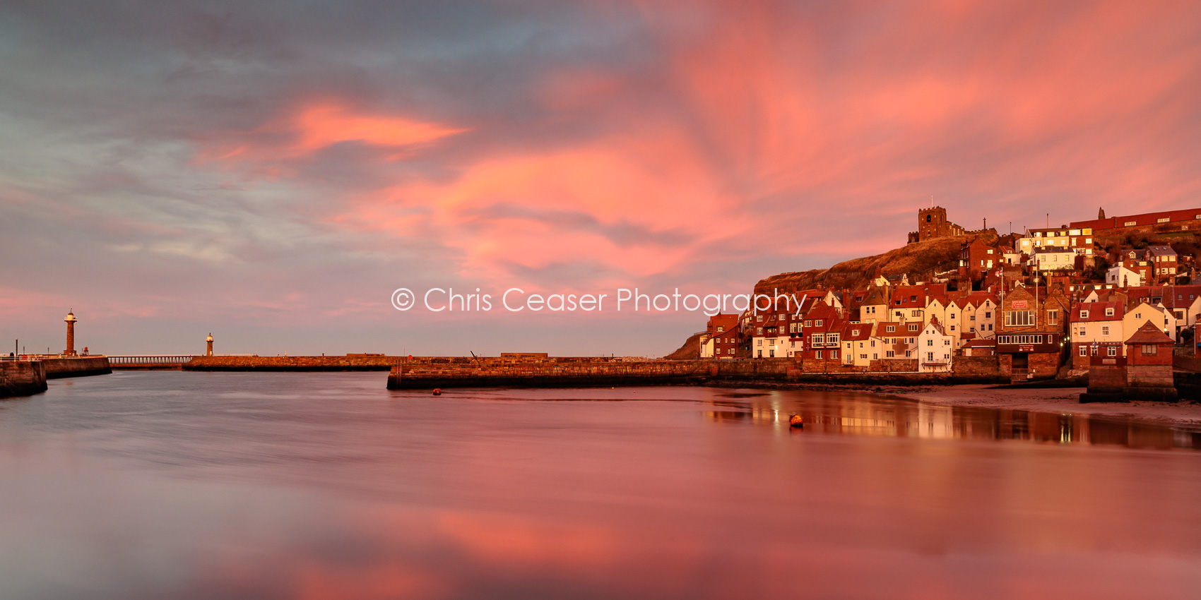 Winter By The Piers, Whitby