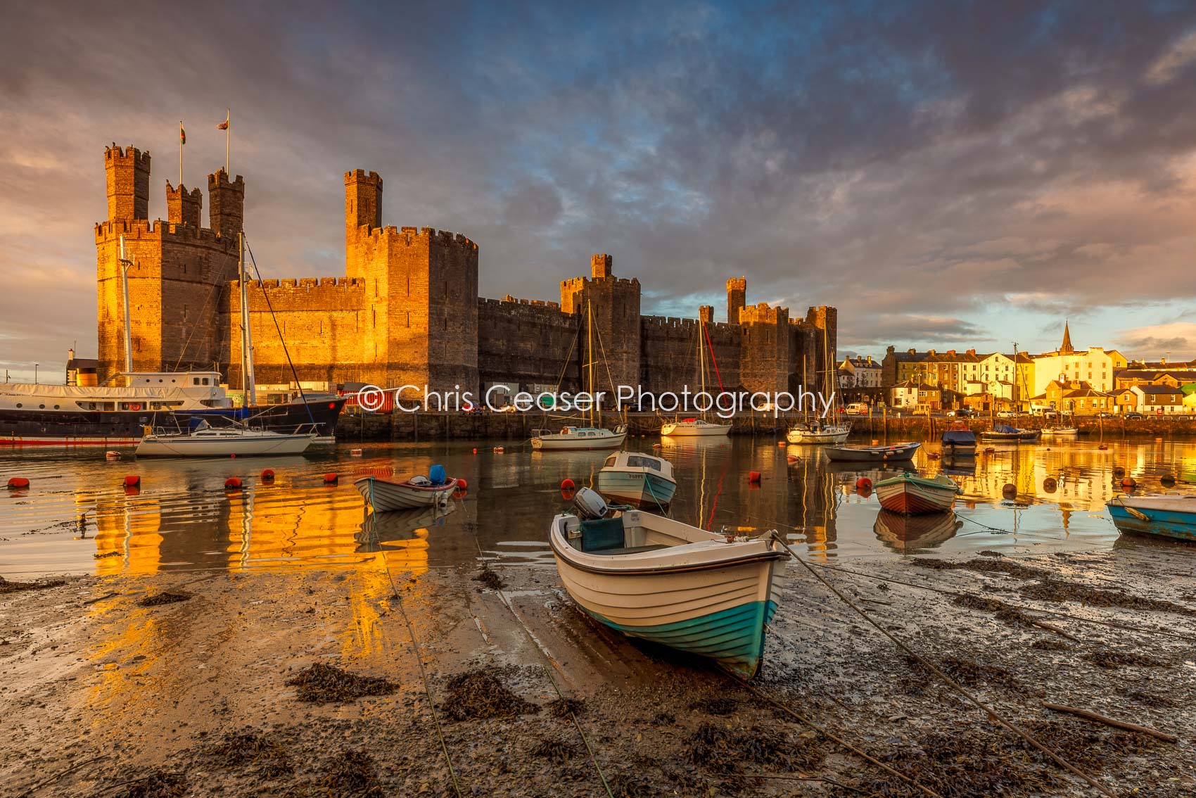 Catching The Sun, Caernarfon Castle