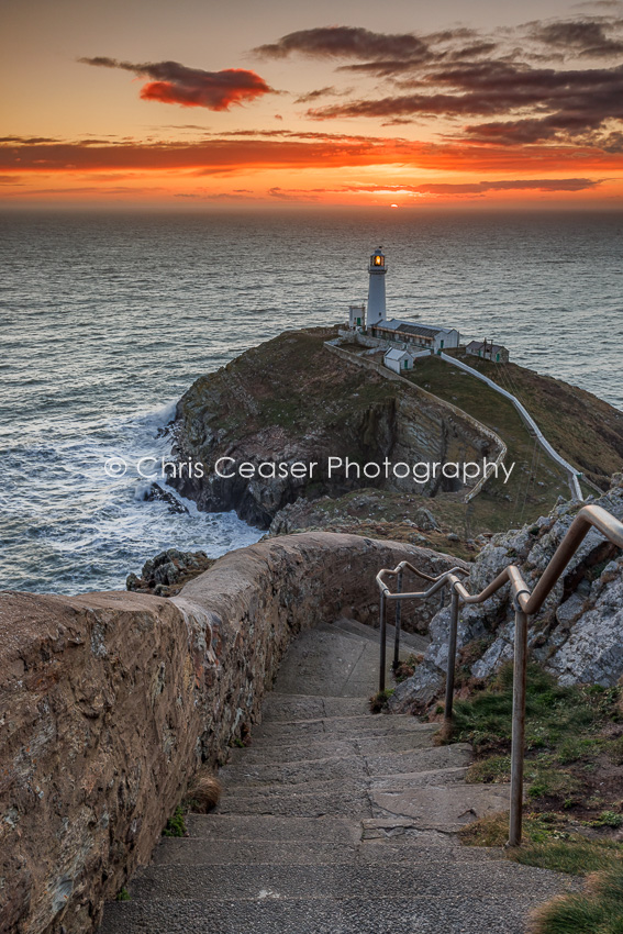 Sunset At South Stack, Anglesey