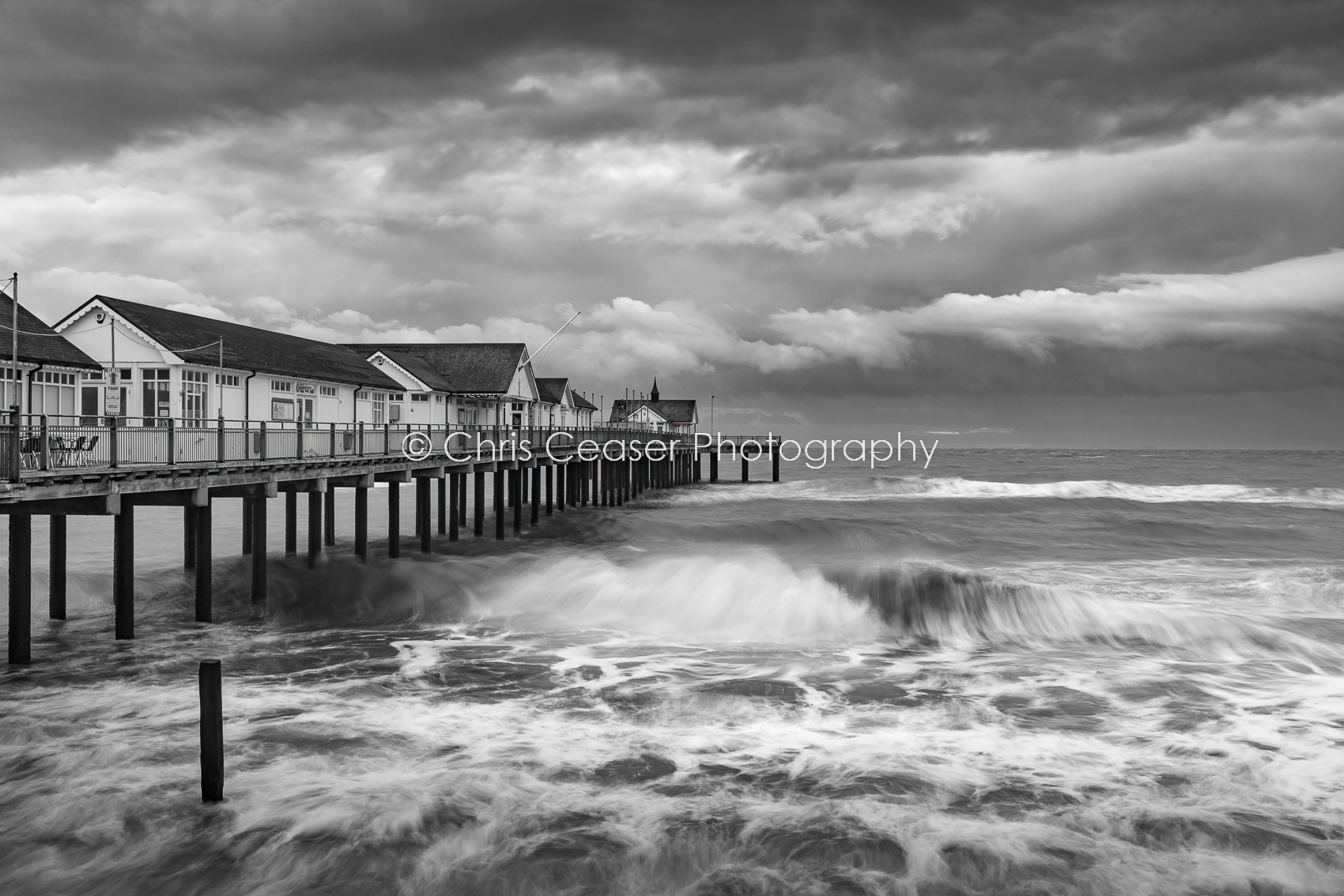 A Brisk Start, Southwold Pier