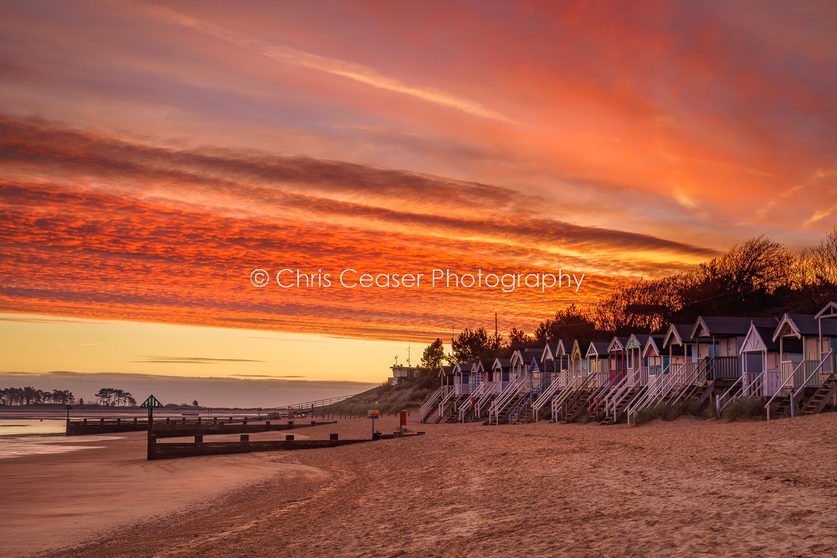 The Beach Huts At Wells, Norfolk